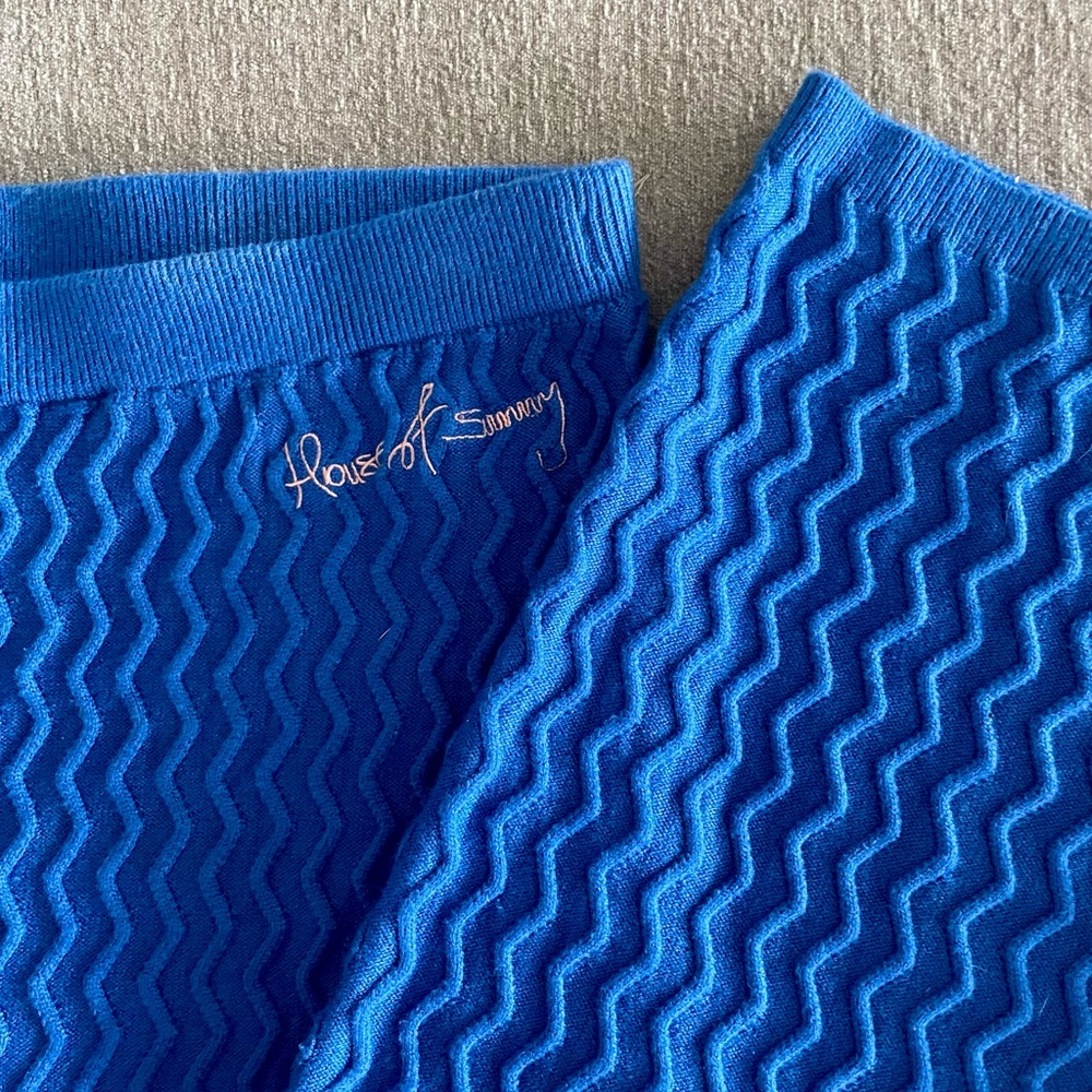 House of Sunny Midnight Swirl Pants Blue Size 6